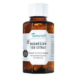 Naturafit Magnésium 130 Capsules Citr, 120 pc