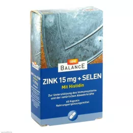 GEHE BALANCE Zinc 15 mg + gélules de sélénium, 60 pc