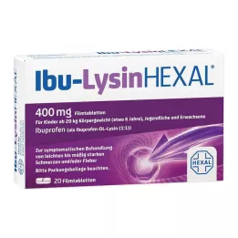 IBU-LYSINHEXAL Comprimés pelliculés, 20 pièces