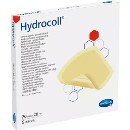 HYDROCOLL Association des plaies 20x20 cm, 5 pc