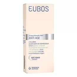 EUBOS Sérum anti-âge pour le contour des yeux à lacide hyaluronique, 15 ml