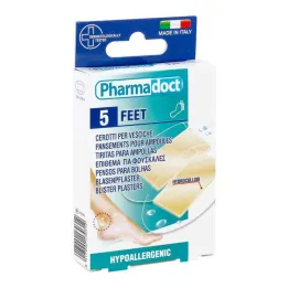 Plâtre blister 3,8x7 cm hydrocolloïde (5 pièces)