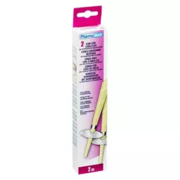 OHRENKERZEN conique avec cire dabeille, 2 pièces