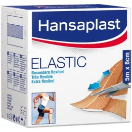 HANSAPLAST Pansement élastique 8 cm x 5 m, 1 pièce