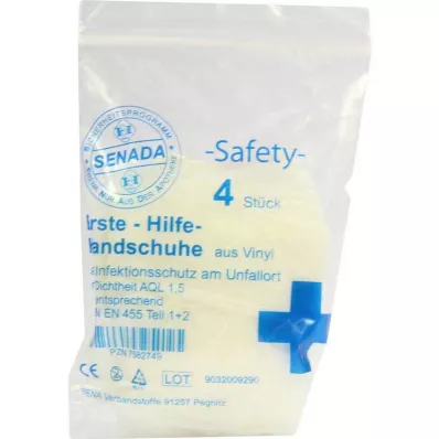 SENADA Gants de sécurité, 4 pièces SENADA Gants de sécurité, 4 pièces