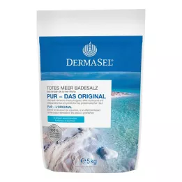 DERMASEL Sel de bain pur de la mer Morte, 5 kg