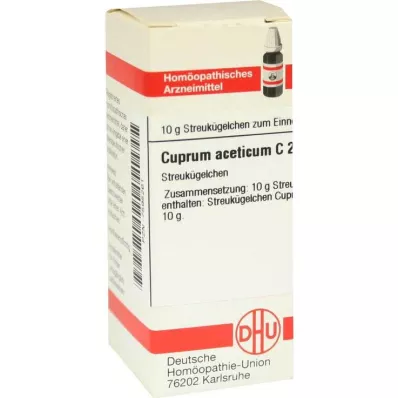 CUPRUM ACETICUM C 200 Globules, 10 g