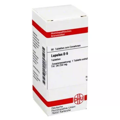 LUPULUS D 6 comprimés, 80 pcs
