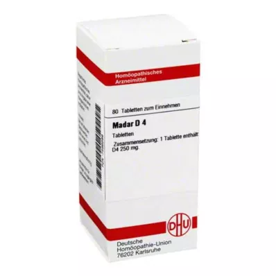 MADAR D 4 comprimés, 80 pcs