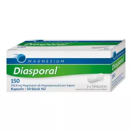 MAGNESIUM DIASPORAL 150 gélules, 50 pièces