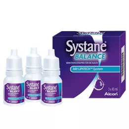 SYSTANE BALANCE Gouttes lubrifiantes pour les yeux, 3X10 ml