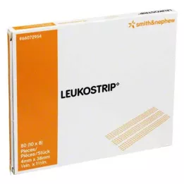 LEUKOSTRIP Bandes de fermeture de plaie 4x38 mm, 10X8 pcs