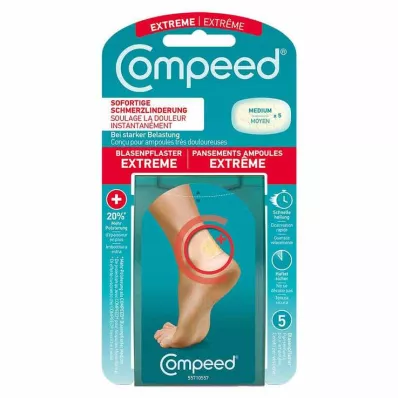 COMPEED Pansement extrême pour ampoules, 5 pièces