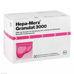 HEPA MERZ Granulés 3 000 sachets, 30 pièces