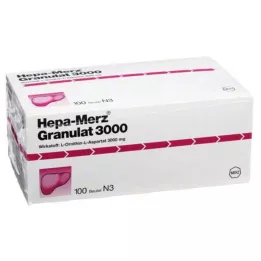 HEPA MERZ Granulés 3 000 sachets, 100 pièces