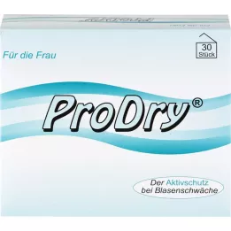 PRODRY Tampon vaginal de protection active pour incontinence, 30 pièces