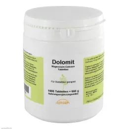Comprimés de calcium de magnésium Dolomite, 1000 pc