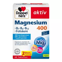 DOPPELHERZ Comprimés de magnésium 400 mg, 60 pcs
