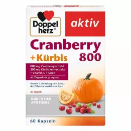 DOPPELHERZ Capsules de canneberge et de citrouille, 60 pièces
