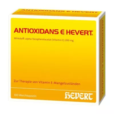ANTIOXIDANS E Hevert Capsules douces, 100 pc