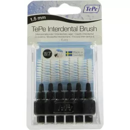 TEPE Brosse interdentaire Original 1,5 mm ISO 8 noir, 6 pcs