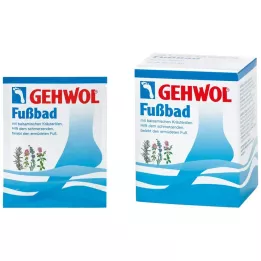 GEHWOL Pack de portions pour bain de pieds, 10X20 g