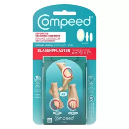 COMPEED Pack de mélange de pansements pour ampoules, 5 pièces