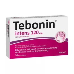 TEBONIN Intens 120 mg comprimés pelliculés, 30 pcs