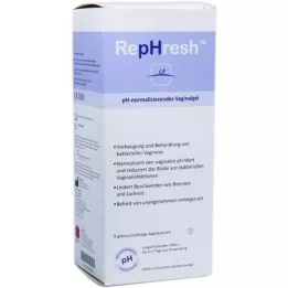 REPHRESH Applicateurs pré-remplis de gel vaginal, 9 pc