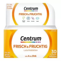 CENTRUM Pastilles fraîches &amp; fruitées, 30 pcs