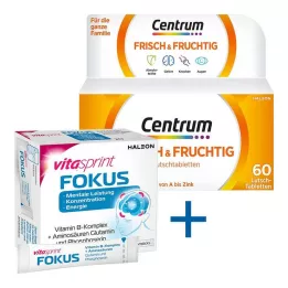 CENTRUM Pastilles fraîches &amp; fruitées, 60 pcs