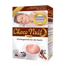CHOCO NUIT Poudre pour boisson au chocolat Goodnight, 10 pièces