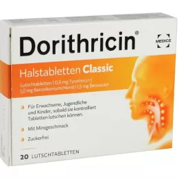 DORITHRICIN Halfstabicks Classic, 20 pc