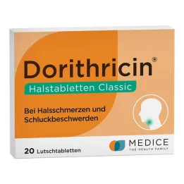 DORITHRICIN Pastilles pour la gorge Classic, 20 pièces