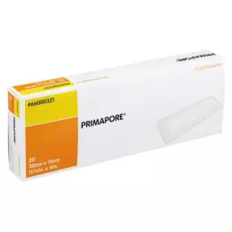 PRIMAPORE Pansement stérile 10x30 cm, 20 pièces