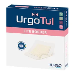 Urgotül Lite Border 8x8 cm Bandage, 10 pc