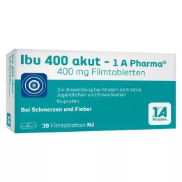 IBU 400 comprimés pelliculés akut-1A Pharma, 30 pcs