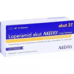 LOPERAMID comprimés aigus Aristo 2 mg, 10 pc