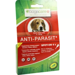 Bogacare Spot anti-parasit sur des chiens de petite et moyenne taille, 4x1,5 ml