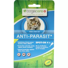 Bogacare Spot-sur-le-parasit sur des chats, 4x0,75 ml