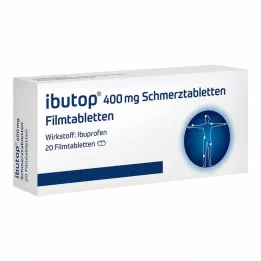 IBUTOP Comprimés pelliculés analgésiques à 400 mg, 20 pcs