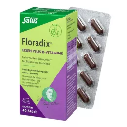 FLORADIX Gélules de fer et de vitamines B, 40 pcs