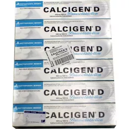 CALCIGEN Comprimés effervescents D 600 mg/400 I.E., 120 pièces