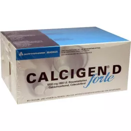 CALCIGEN D forte 1000 mg/880 I.E. comprimés effervescents, 120 pcs