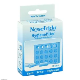 Filtre hygiénique pour aspirateur de sécrétions nasales Nosefrida, 20 pièces