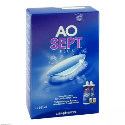 AOSEPT Plus de solution, 2x360 ml