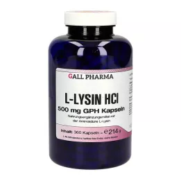 L-LYSIN 500 mg GPH gélules, 360 pc