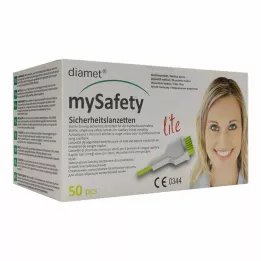 DIAMET Lancettes de sécurité légères 29 G 1,5 mm, 50 pièces
