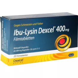 IBU-LYSIN Dexcel 400 mg comprimés de films, 20 pc