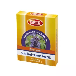 FLORIMEL Bonbons à la sauge avec vitamine C, 50 g